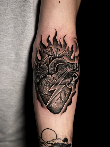Tatuaje de William Martz: Sacred heart