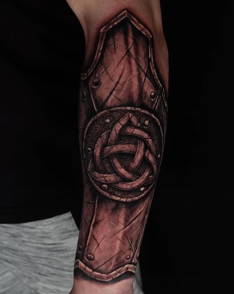 Tatuaje de William Martz: Volleyball & texture